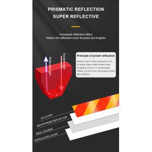 PVC Crystal Lattice Self-Adhesive Vehicle Conspicuity Traffic Safety Warning