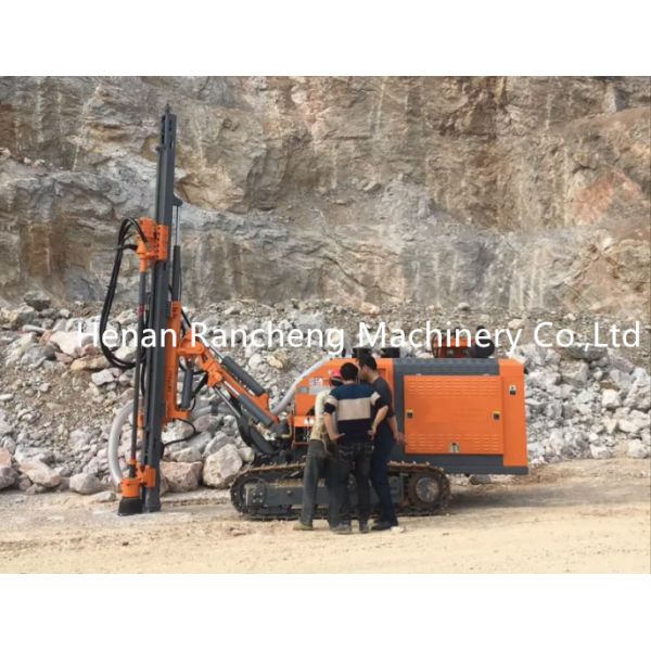20m Hydraulic DTH Blasthole Hole Drilling Rig 162KW Yuchai 6800KG