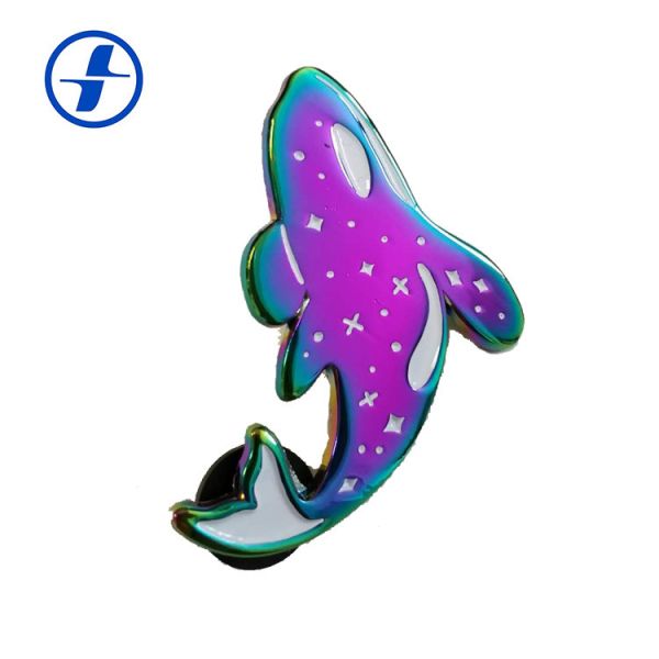 Quality Custom Design Rainbow Plated Soft Enamel Metal Lapel Pins for sale