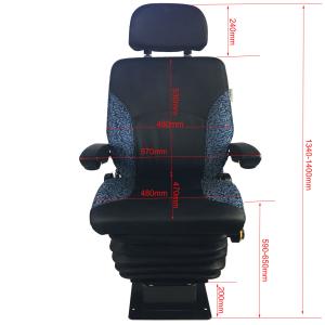 Wholesale Mechanical Suspension Electronic Control Equipment Operating Console Operator Seat from china suppliers