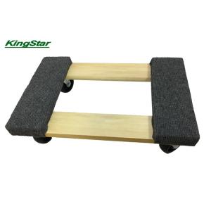 Wholesale Open Hardwood Deck 4 Wheel Moving Dolly , 800 Lb Wood Moving Dolly To Carry Stuff from china suppliers