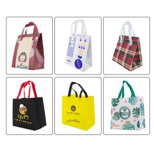 Spunbond Non Woven Bag Environmental Regeneration Foldable Customizable with