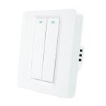 Wireless wifi light switch Push Button white switch APP Control Work with Alexa