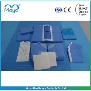 China Best Price Surgical Disposable Sterile Laparotomy Drape Pack with CE ISO FDA on sale