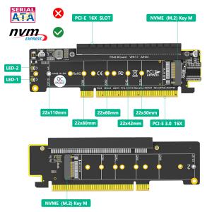 Dual NVMe PCIe 4.0 Adapter for M.2 SSD, 18x9cm, 1 Year Warranty