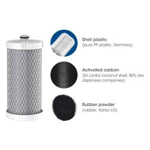 Activated Carbon Refrigerator Filter Replacement for WFCB/RF100/NGRG2000 and