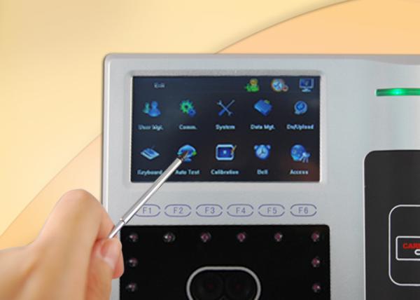 Quality Standalone or network face recognition time attendance system with SMS , T9 input , DST for sale