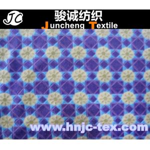 100% polyester printed burnout velboa fabric/ printing / fabric printed/bedding