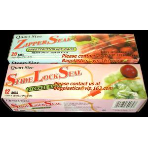 Polythene Transparent Zip Lock Bags with printing, plastic zip lock bags with