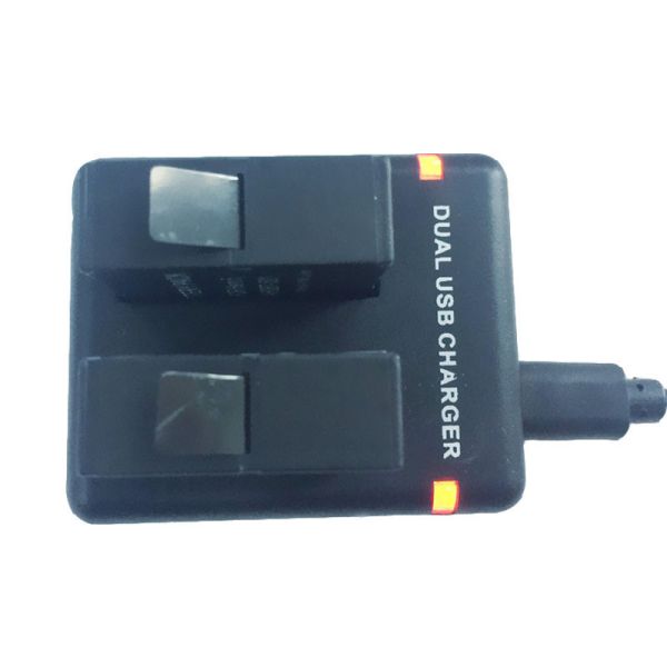 Go Pro Accessories Dual Port Slot Battery Charger With USB Cable For GoPro Hero
