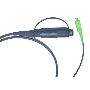 IP SC Simplex Harsh Environment Cable Dust Cap To SC Connector 5.0mm Cable