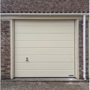 Fire Station Industrial Sectional Doors In White Colour And Automatic Formed