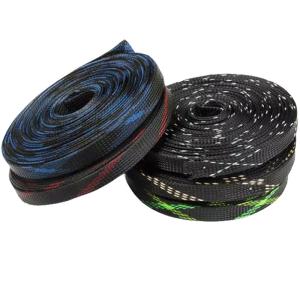 Pattern Nylon braided sleeve Electrical wire protective expandable polyester