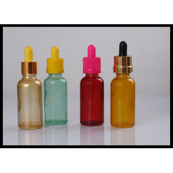 Custom 30ml Dark Glass Dropper Bottles For Cosmetic Packaging Medical Grade