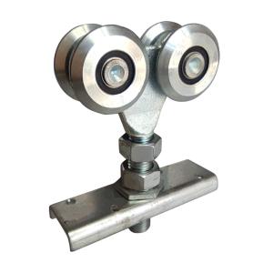 SGS IOS BV sliding farm barn door rollers and track Rail Double Wheel