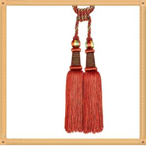 2016 Newest design curtain tassel tieback