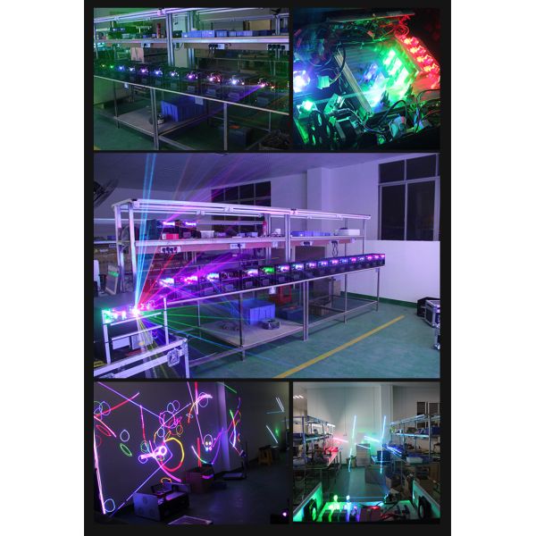 3W RGB Animation Mini Laser Projector Stage Lighting With Light Source Induction Lamps
