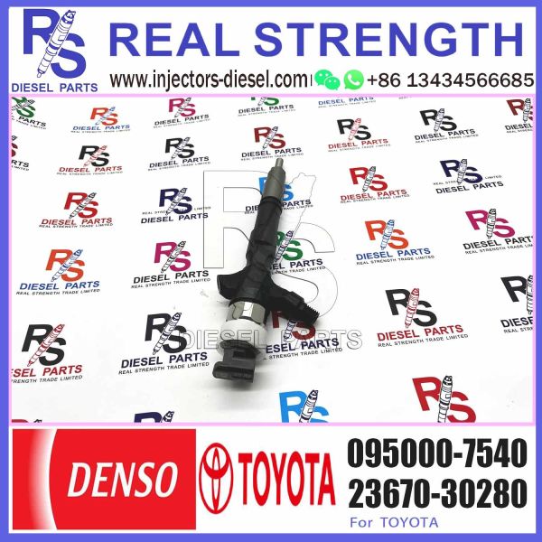 23670-39316 095000-7540 With injector nozzles diesel injectors And Diesel common