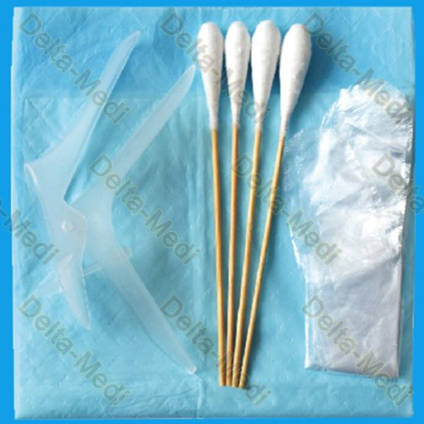 Quality Cervical Depressor Gynecological Examination Kit Femal Cervical Sampling Kit for sale