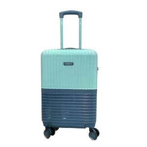 Extremely Durable 3Pcs Hard Shell Carry On Suitcase Contrast Color Printings