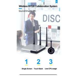 Silver Wireless Hdmi Transmitter Receiver Kit Aluminum Full HD