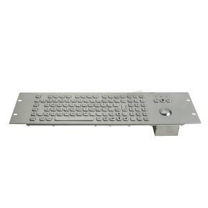 All In One Industrial Metal Keyboard With Trackball For All Os