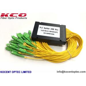 ABS Box Modular PLC Optical Splitter with 2.0mm Cable and High Stability for Low