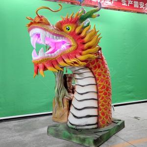 Realistic Custom Animatronic Model Chinese Dragon Ride Interactive Design