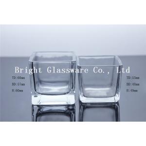 Wholesale clear square candle holder, press candle holder with cheap price from china suppliers
