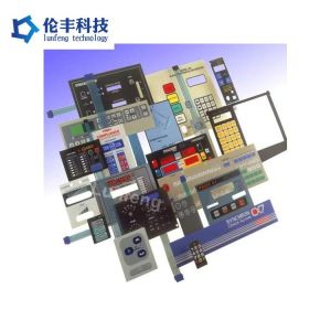 Wholesale Red Waterproof Membrane Keypad Customizable Key Number Matte Surface Finish Designed for Operation in Wet and Dusty Settings from china suppliers