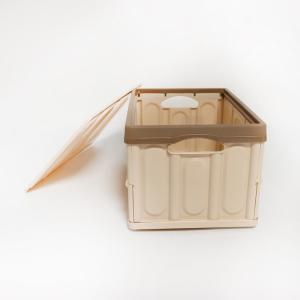 Multifunctional Leakproof Lidded Storage Bins , Ultralight Collapsible Plastic