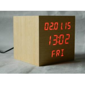 Square Shape Calendar Snooze Temperature Mulit Function Desktop Clock