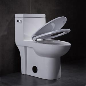 Cupc Siphonic One Piece Toilet Chair Height Power Flush