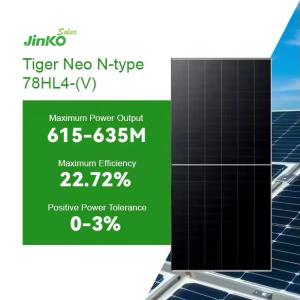 Jinko BIFACIAL 615W 620W 625W 635W Tiger Neo N-type 78HL4-BDV Solar Panels with