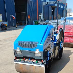 Wholesale 2ton Hydraulic Roller Double Steel Wheel Vibration Asphalt Compacts Small Road Construction Roller from china suppliers