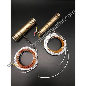 Press Brass Tube Coil Heaters For Hot Runner System With Thermocouple