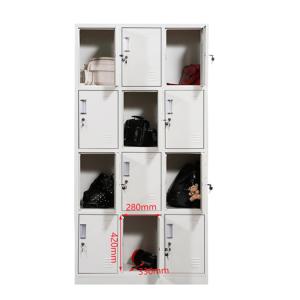 China Assembled 12 Door Multi Function Locker With Vent Hole on sale