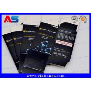 China Pharmaceutical Vial Box Packaging For Bodybuilding Peptide tablet bottle labels on sale