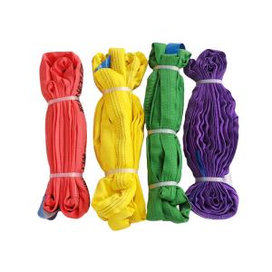 Anti Abrasion Polyester Lifting Sling 6T/5T/4T/3T/2T/1T With Easy Rigging And