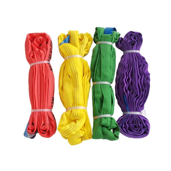 Anti Abrasion Polyester Lifting Sling 6T/5T/4T/3T/2T/1T With Easy Rigging And
