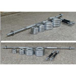 Adjustable Electroplating Fitness Accessory weight plate Barbell Set