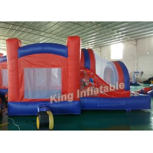 Wholesale Spider-man Funny Inflatable Jumping Bouncy Castle Outdoor Red with 0.55mm PVC Tarpaulin from china suppliers