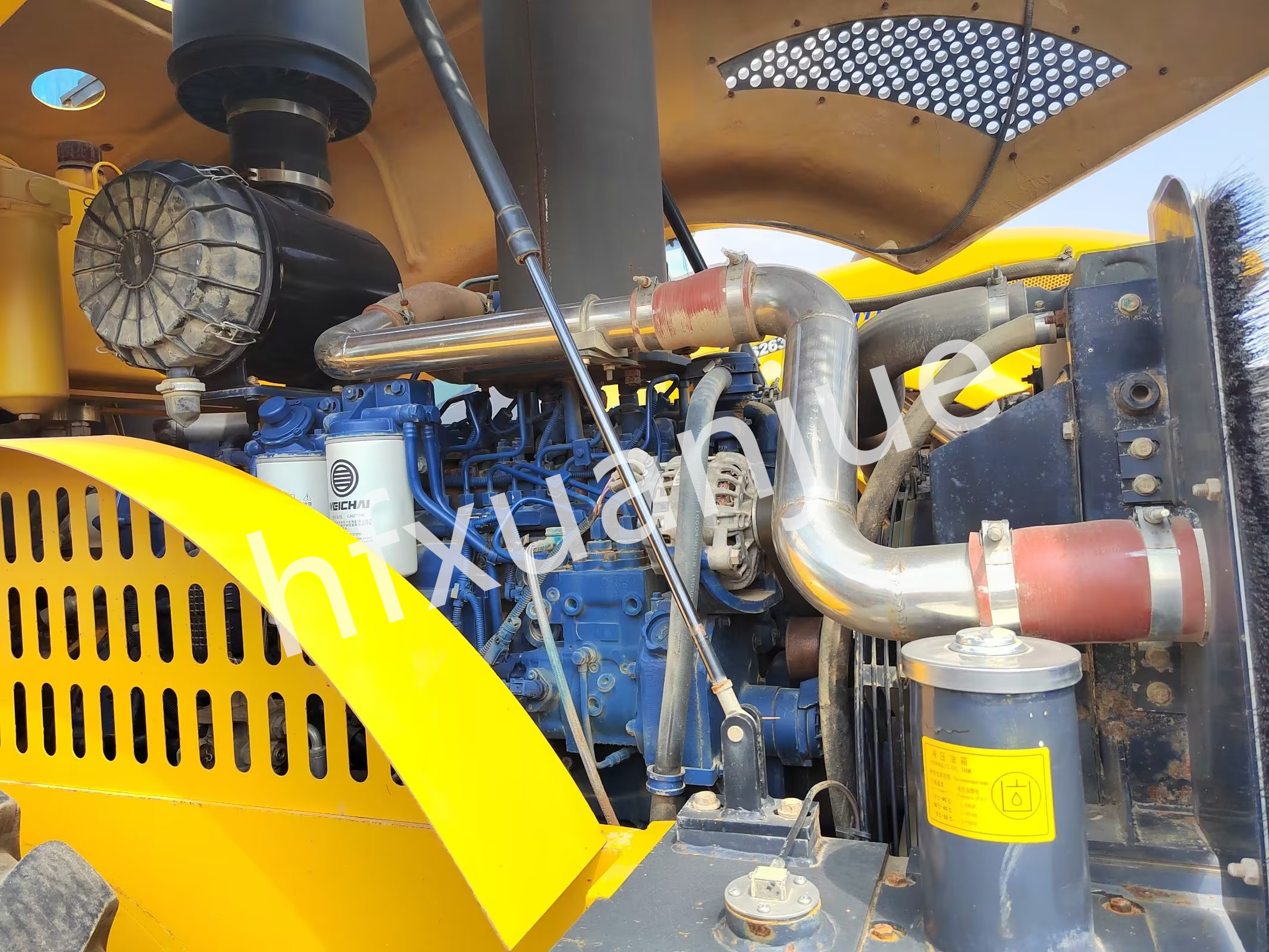 Turbocharged Diesel Used Wheel Loader Shantui SR26M-3 140kw