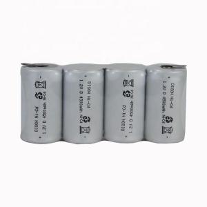 High Capacity 4.8V 4500mAh D Rechargeable NiCd High Temperature Battery Pack For