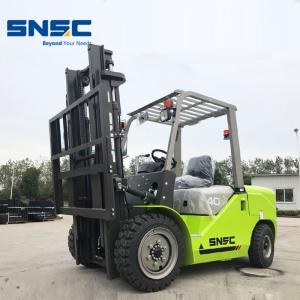 Wholesale Mauritania Snsc 4 ton Diesel Forklift with Lift Height 5000mm and 3 Way Wider Back Mirror from china suppliers