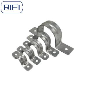 EMT Conduit Fittings UL Galvanized Metal Two-holes One Hole Strap for Electrical