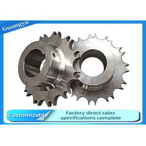 Hardened Tooth C45 Steel Roller Chain Sprockets For Tranmission