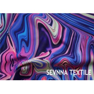 Double Side Printing Poly Spandex Fabric With Double Printing Patterns