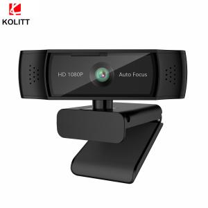 Full HD Desktop Computer Cameras Wide Angle Webcam With Microphone