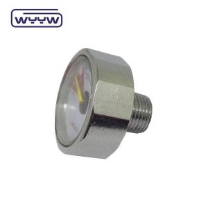 1 Inch 25mm Bar Psi Small Manometer Pressure Gauge 1/8 Npt 1 Year Warranty